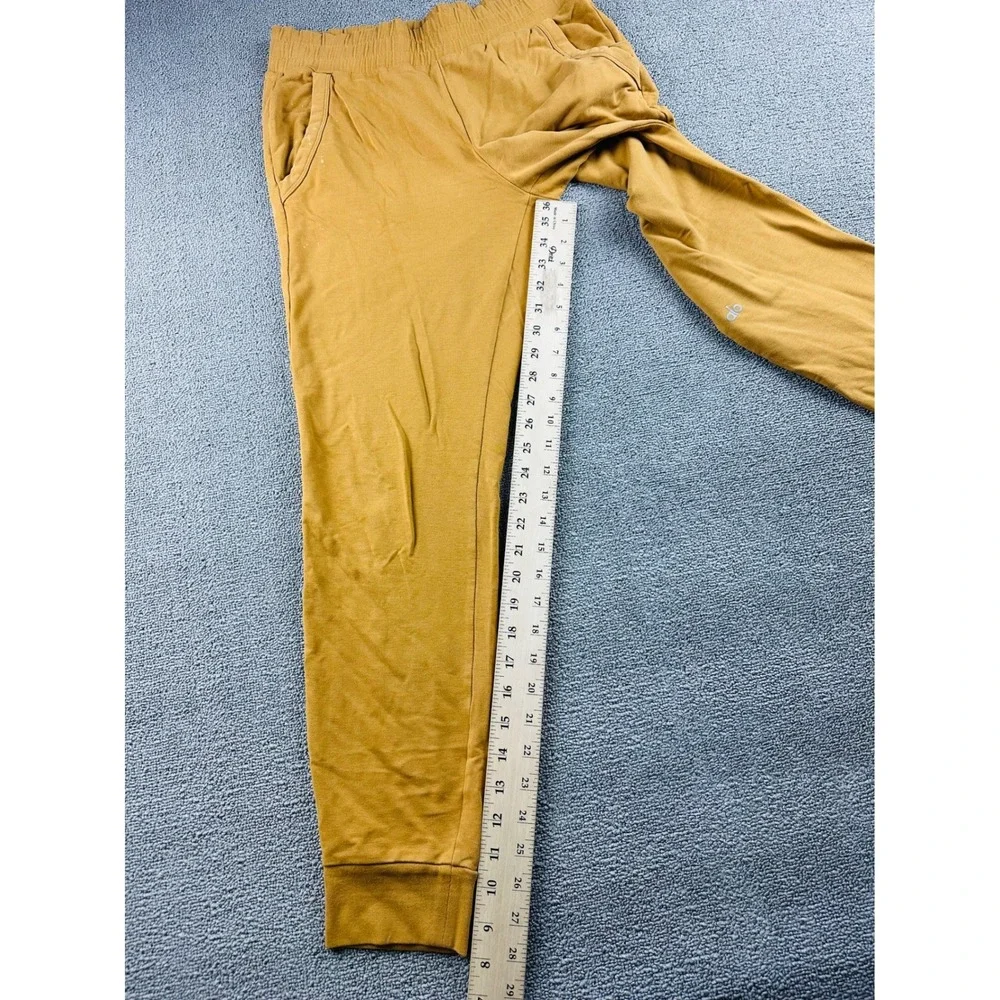 Alo Yoga‎ Urban Moto Joggers Women S Yellow Sweatpants Athleisure Streetwear
